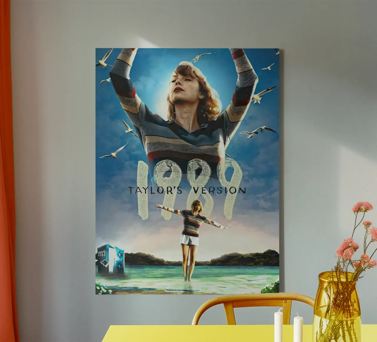 Taylor Swift 1989 canvas met Baklijst van Musadad Shop