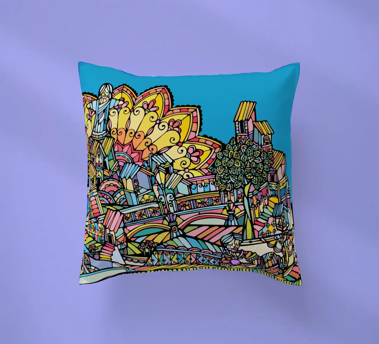 Rio decorative cushion by Ninhol
