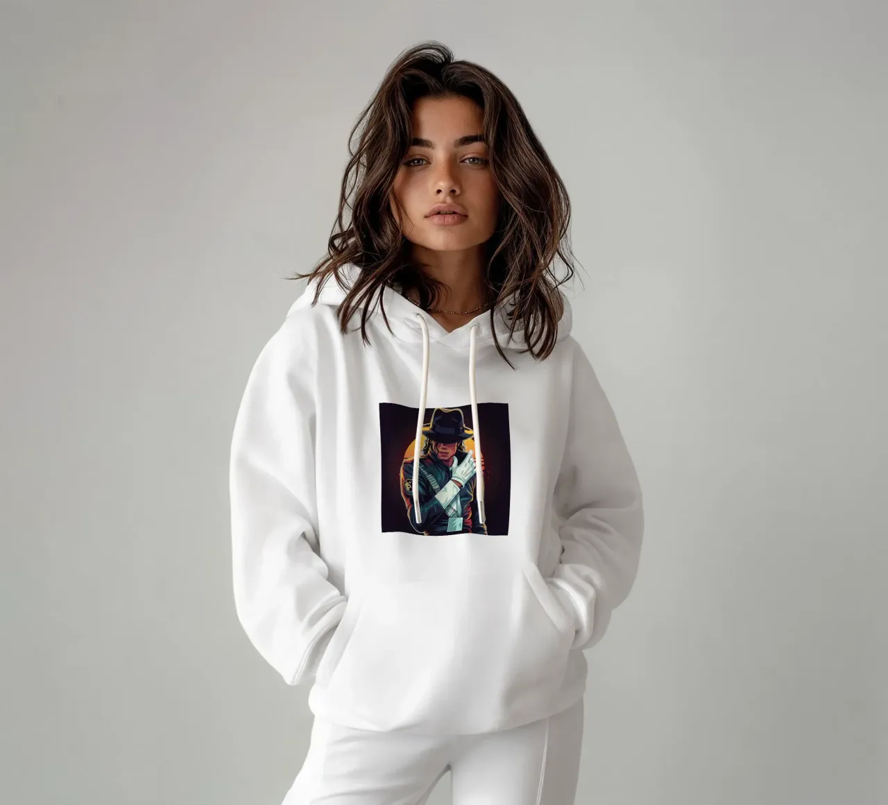 Michael Jackson felpa con cappuccio da Lembayung art