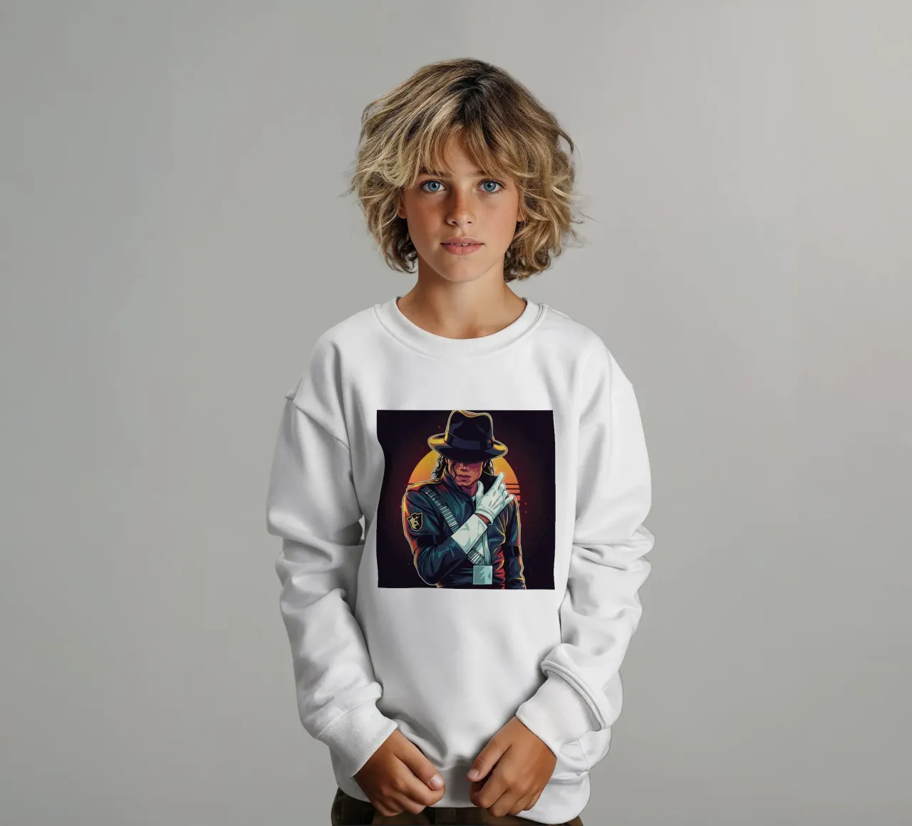 Michael Jackson felpa bambino da Lembayung art