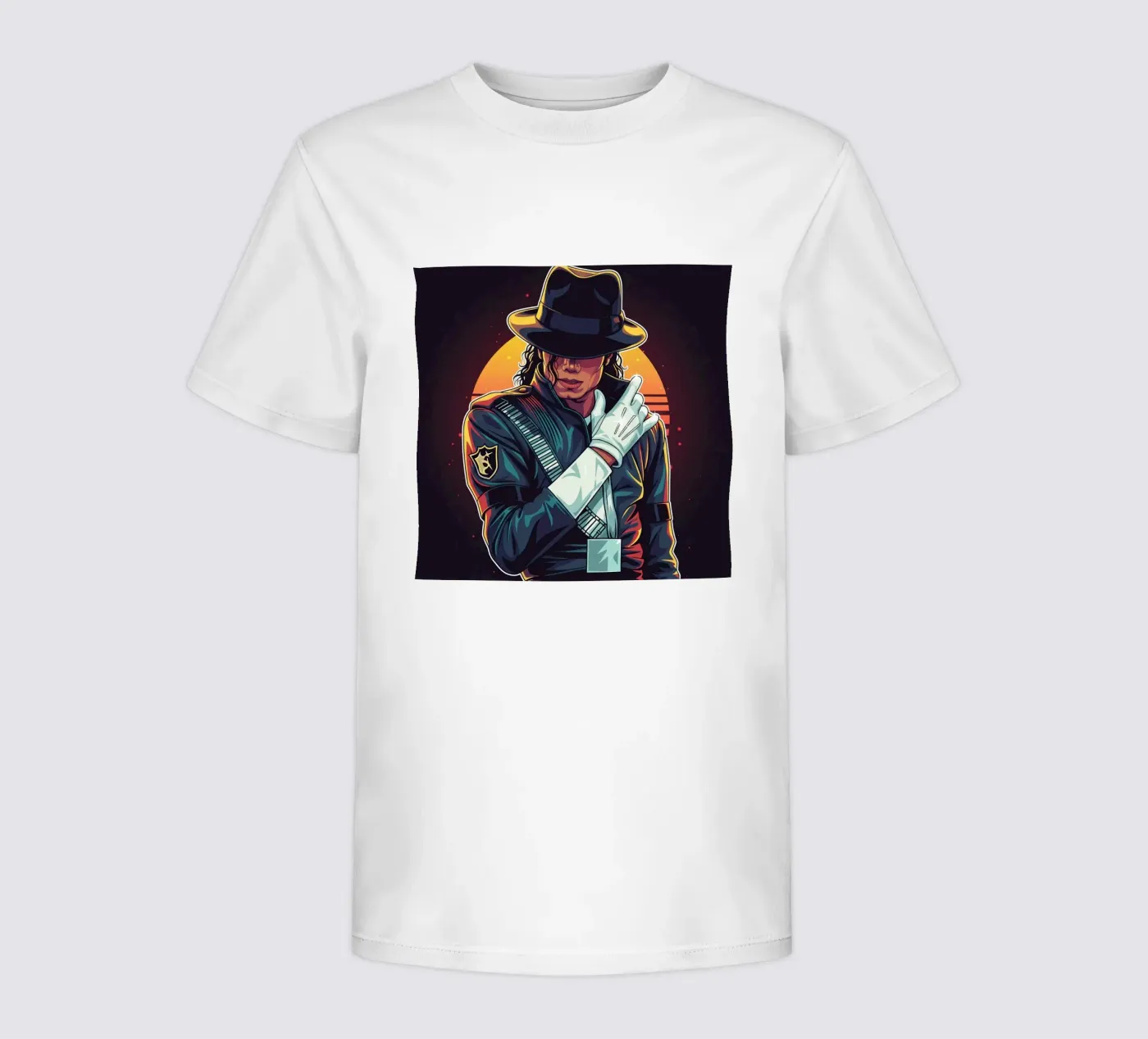 Michael Jackson t-shirt bambini da Lembayung art