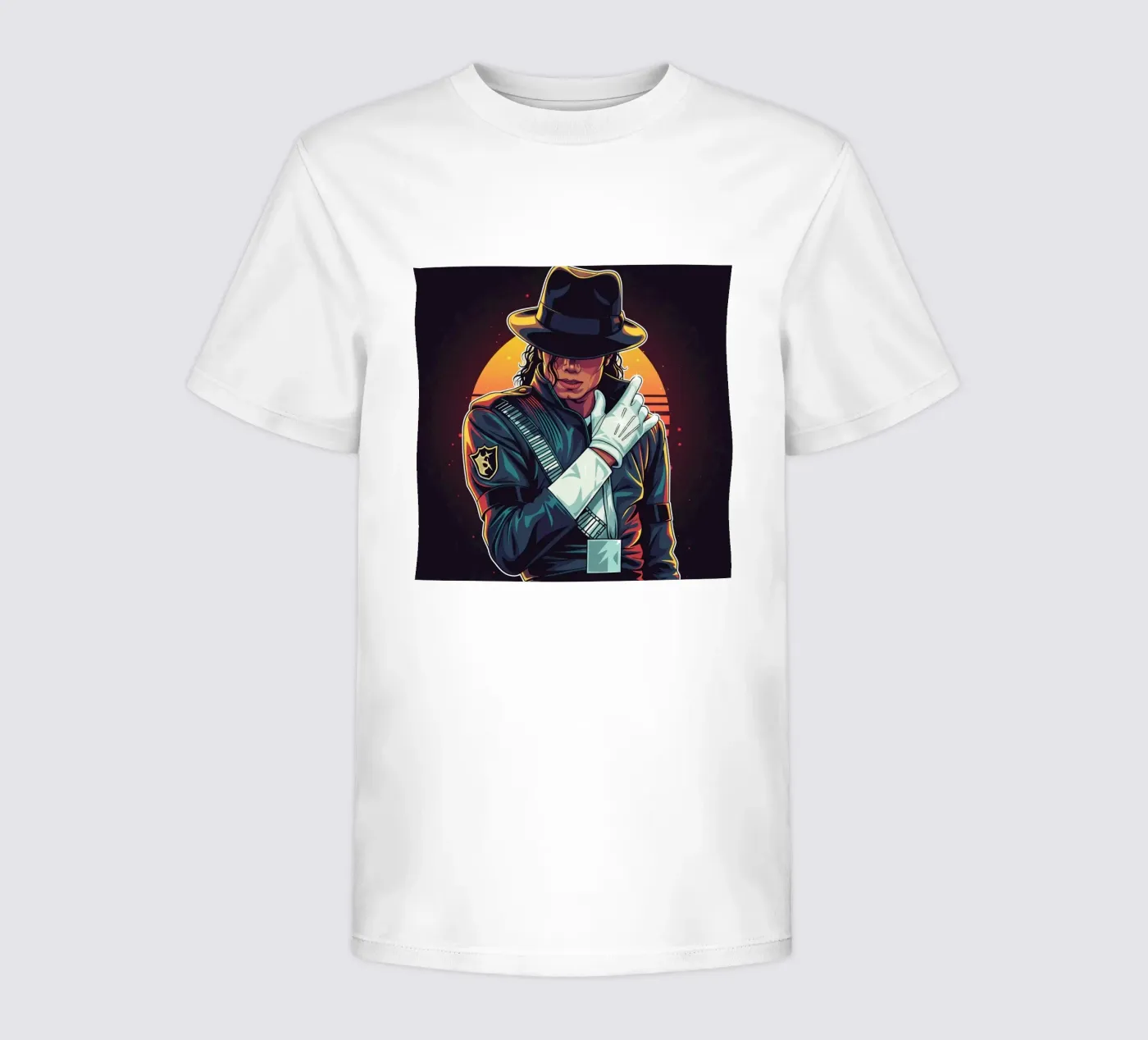 Michael Jackson t-shirt bambini da Lembayung art