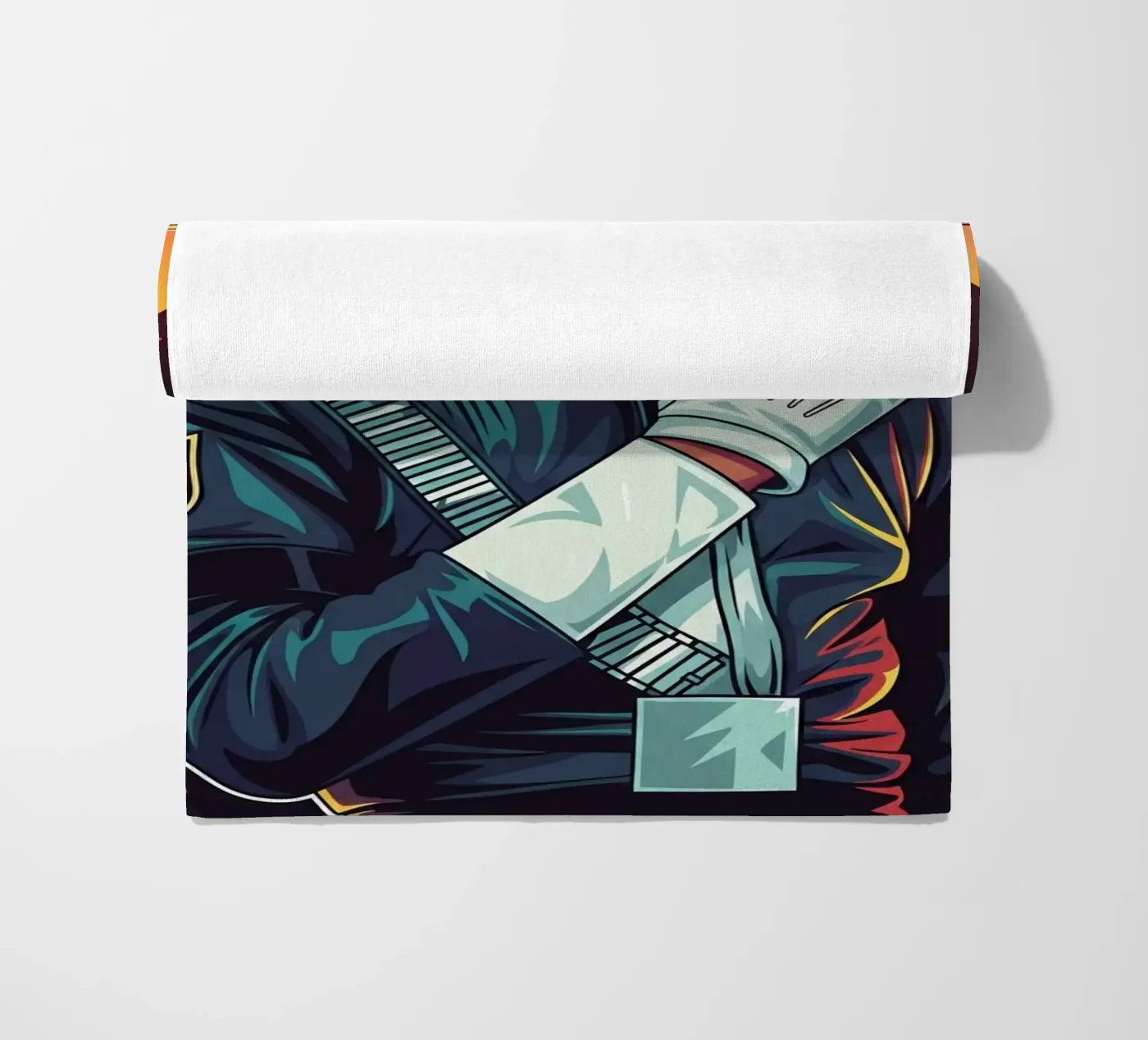 Michael Jackson beach towel by Lembayung art
