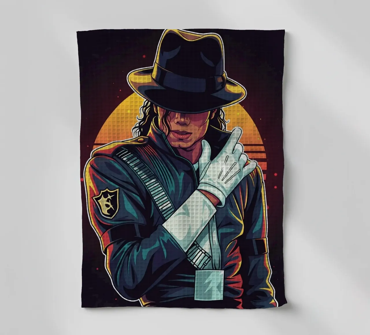 Michael Jackson canovaccio da cucina da Lembayung art