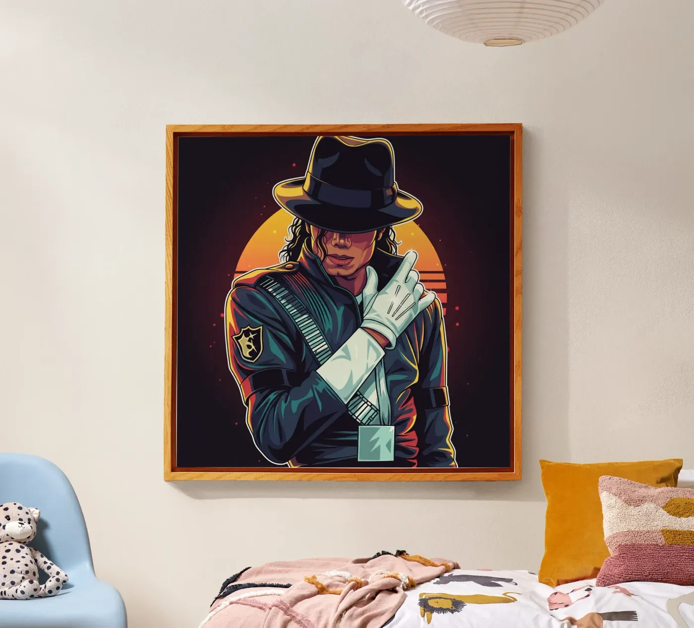 Michael Jackson acryl van Lembayung art