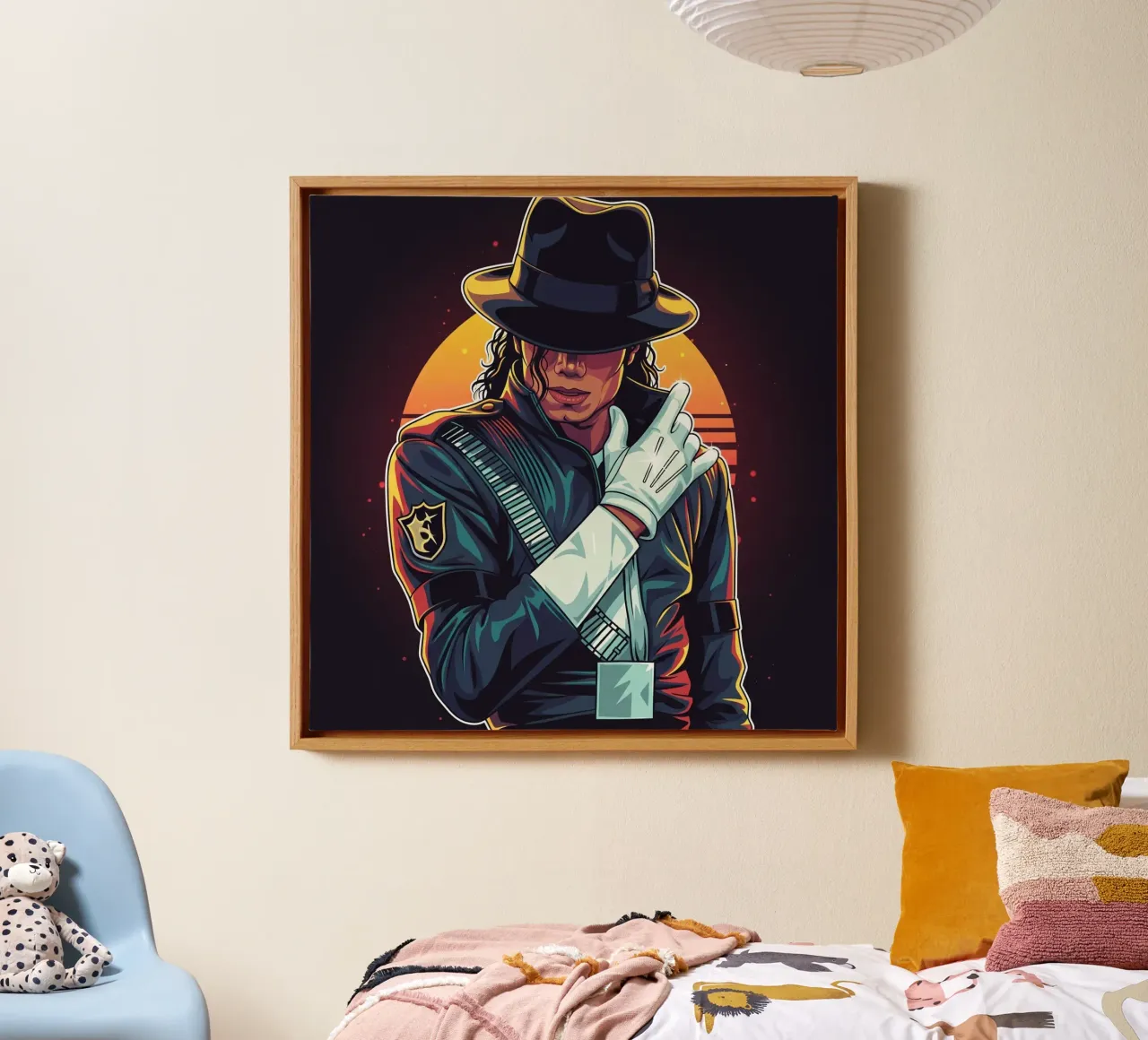 Michael Jackson tela da Lembayung art