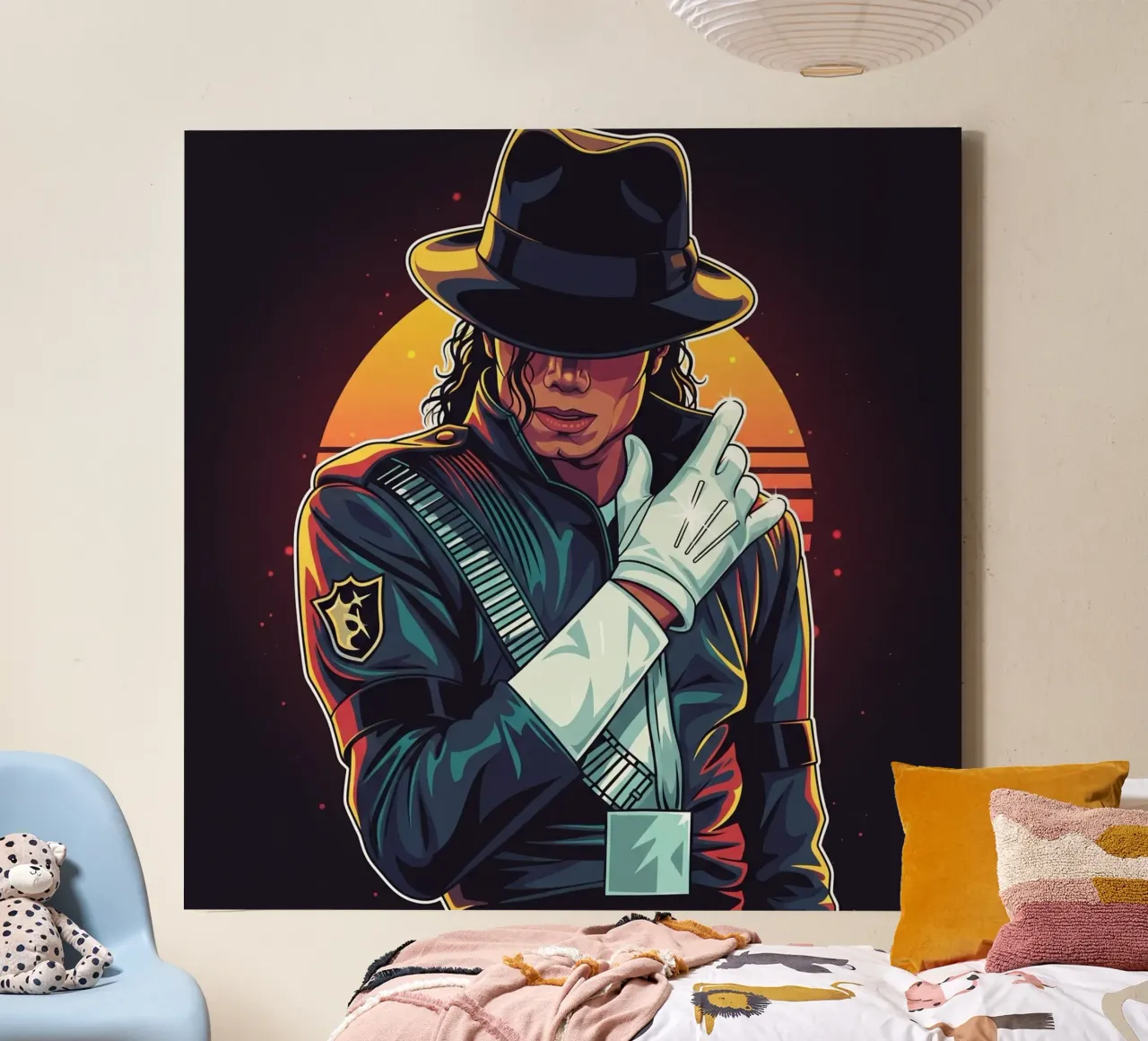 Michael Jackson tela da Lembayung art
