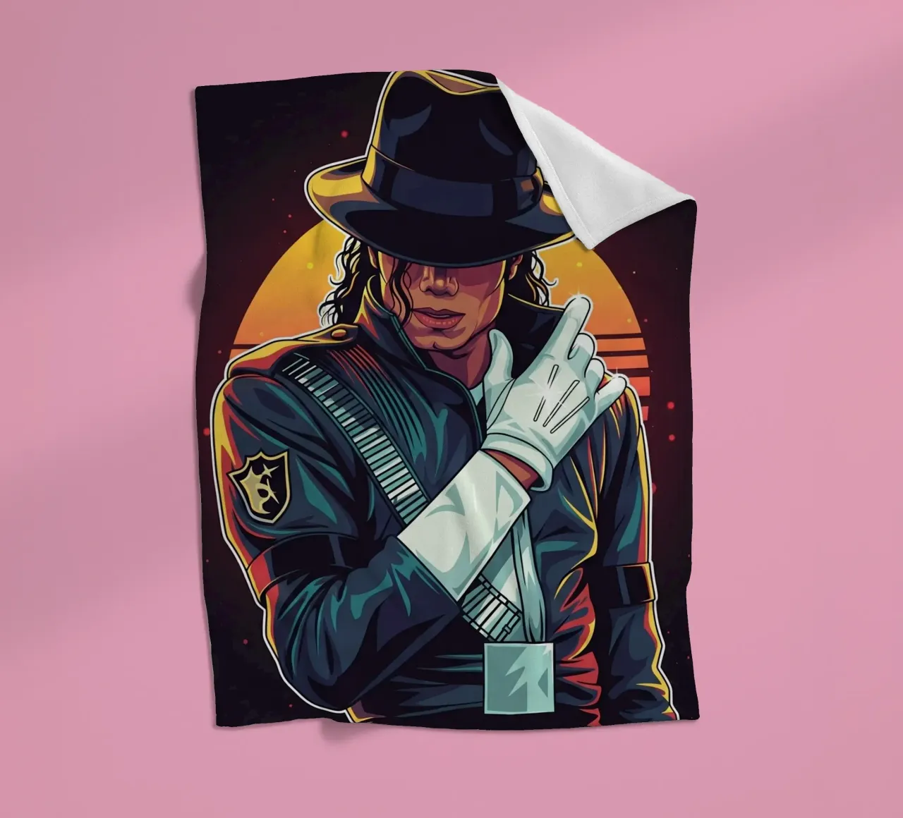 Michael Jackson fleecedeken van Lembayung art