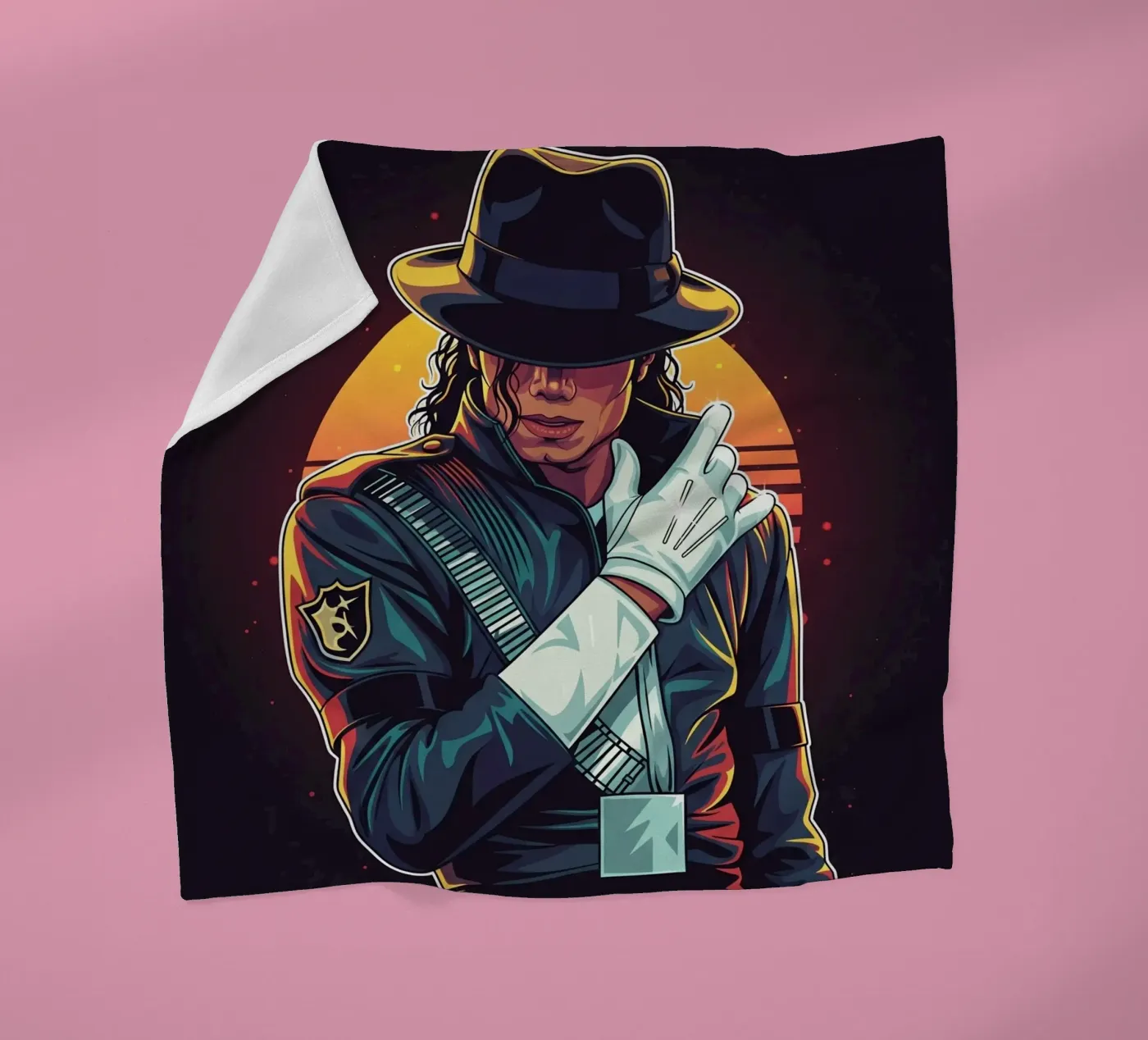 Michael Jackson Fleecedecke von Lembayung art