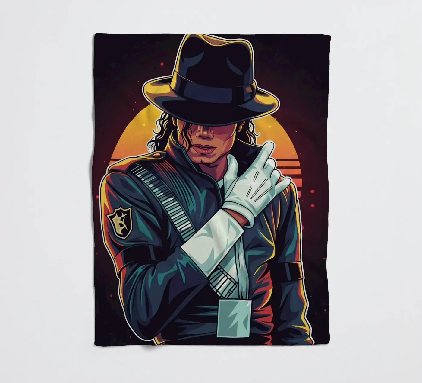 Michael Jackson Fleecedecke von Lembayung art