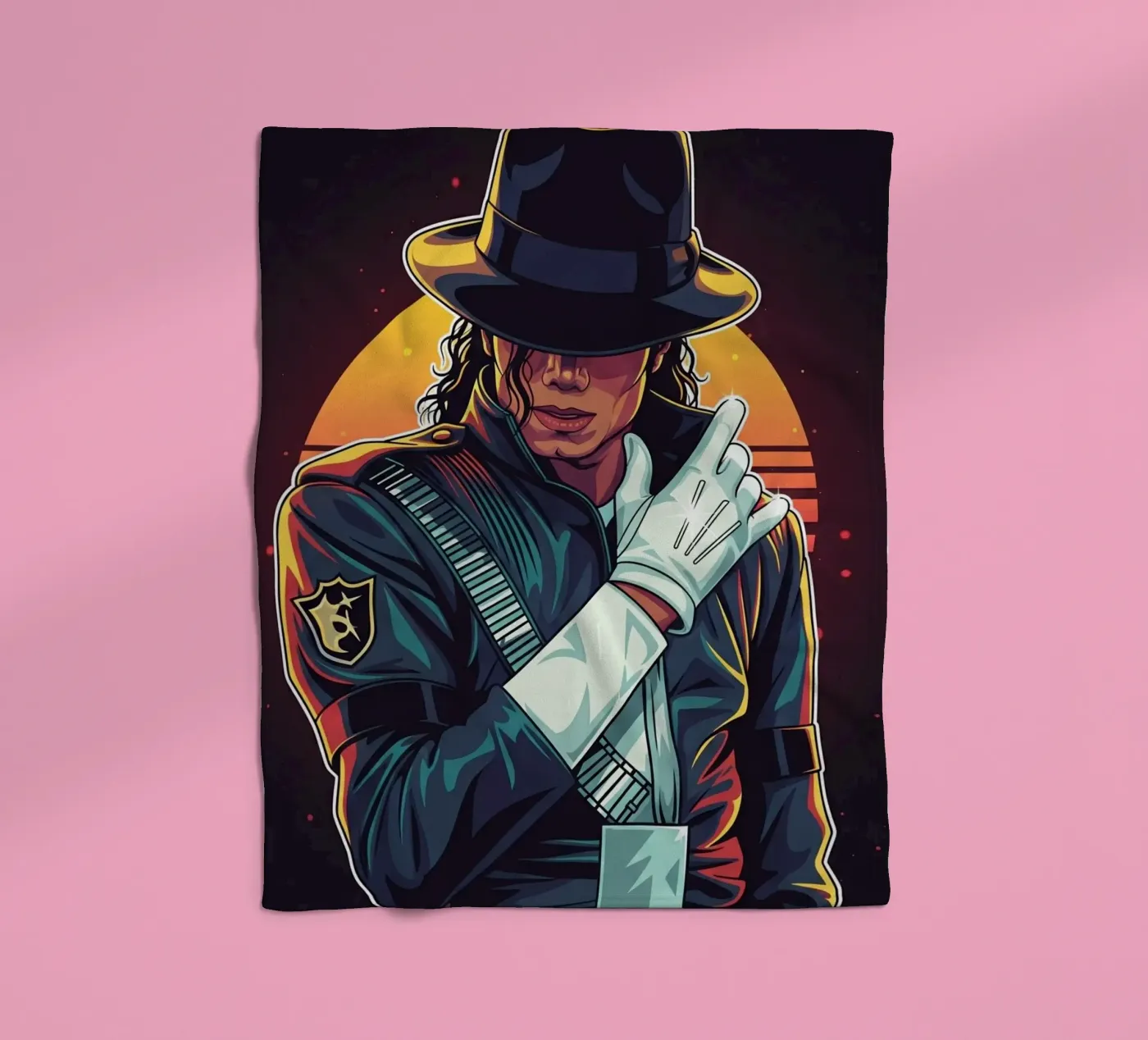 Michael Jackson Fleecedecke von Lembayung art