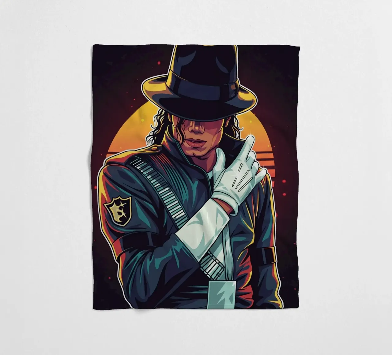 Michael Jackson fleecedeken van Lembayung art
