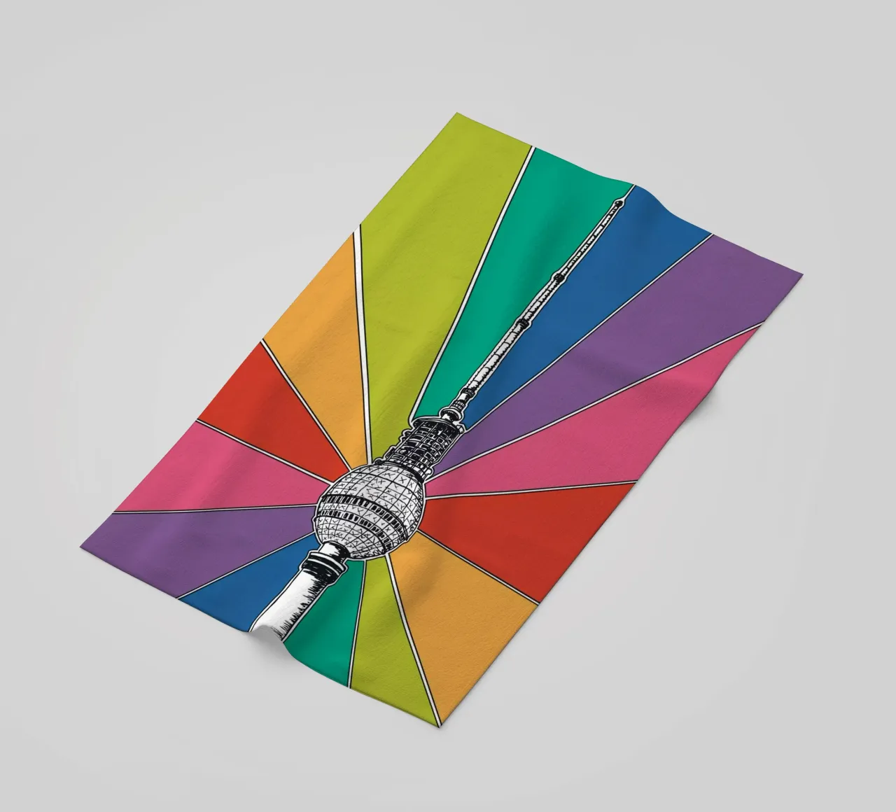 Rainbow Berliner Fernsehturm telo mare da KP Design