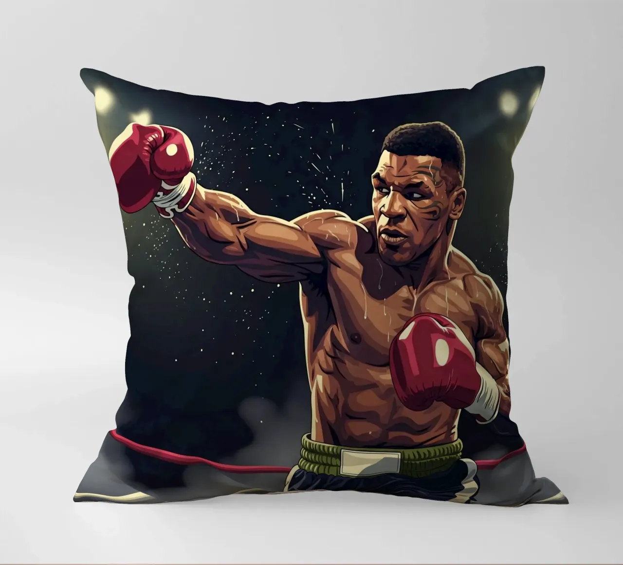 Mike Tyson upper cut cuscino da Lembayung art