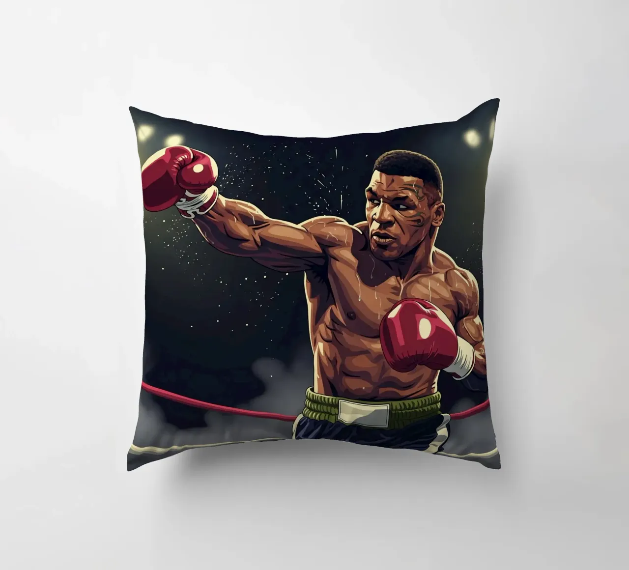 Mike Tyson upper cut cuscino da Lembayung art