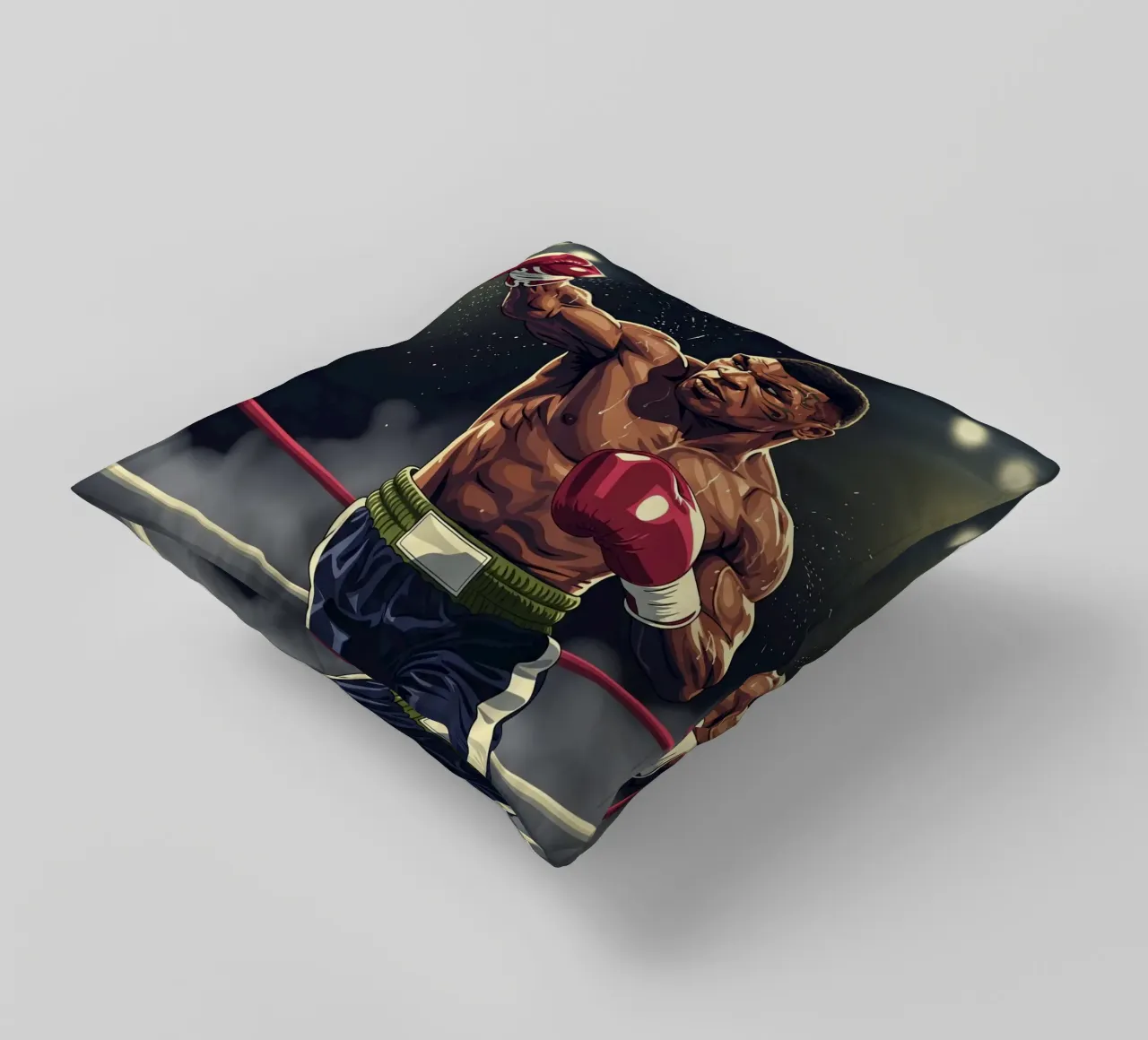 Mike Tyson upper cut cuscino da Lembayung art