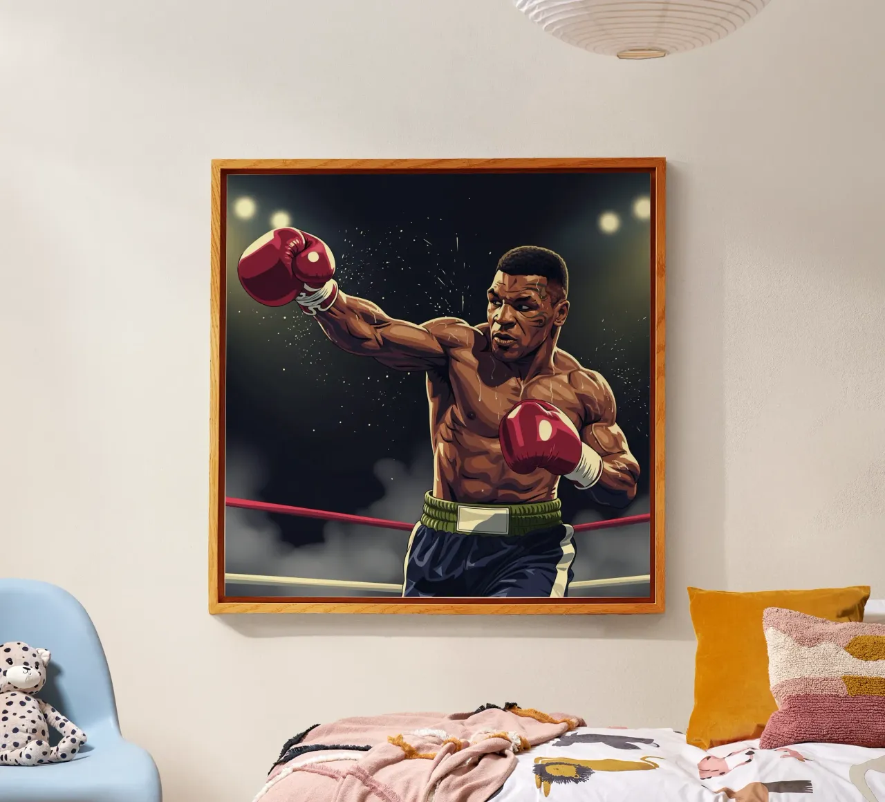 Mike Tyson upper cut plexiglass da Lembayung art
