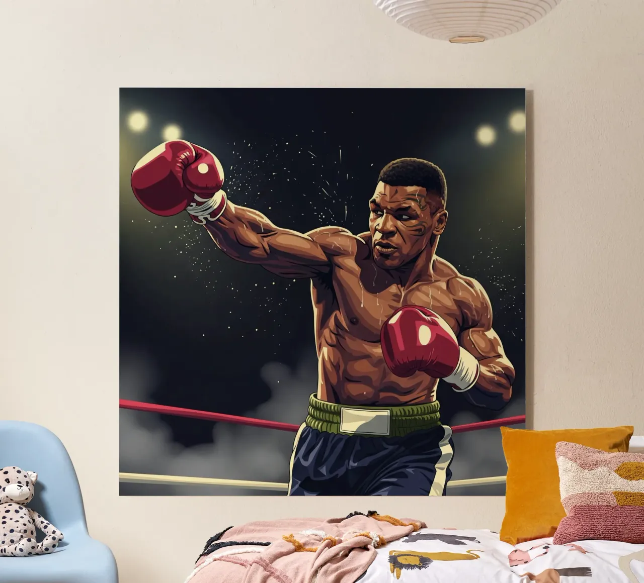Mike Tyson upper cut plexiglass da Lembayung art