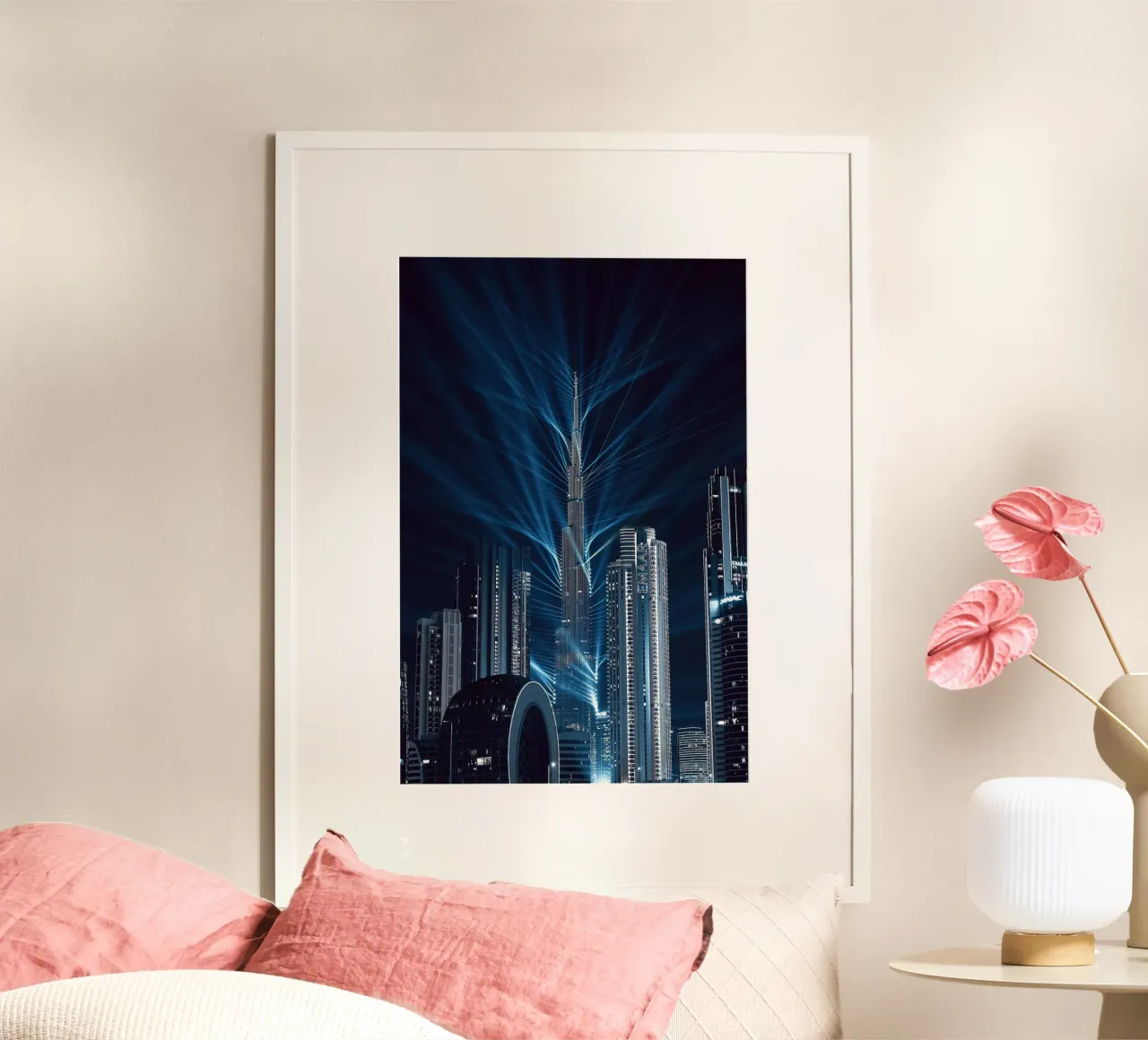 Dubai Laser poster da Marie Bärsch