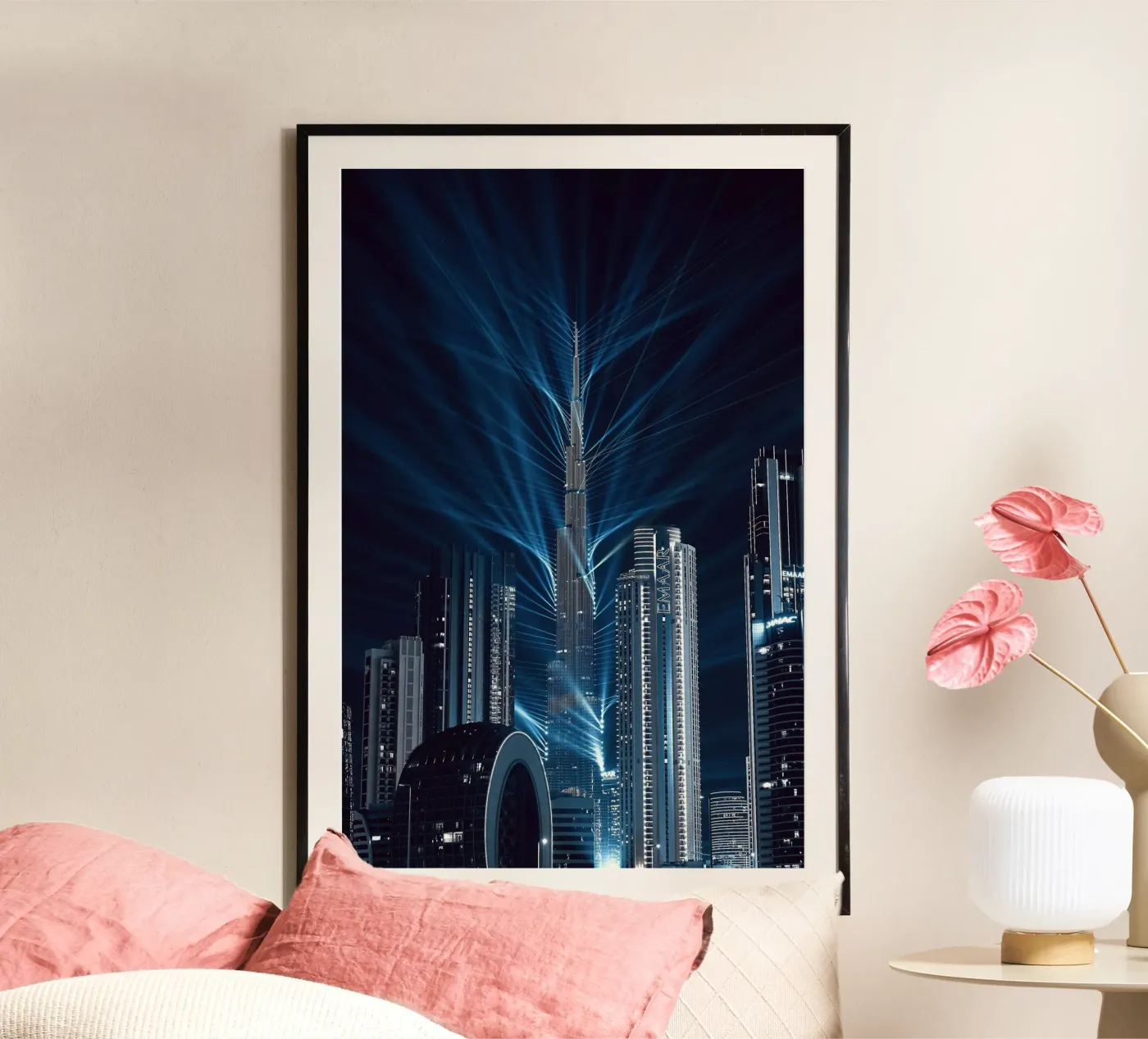 Dubai Laser poster da Marie Bärsch