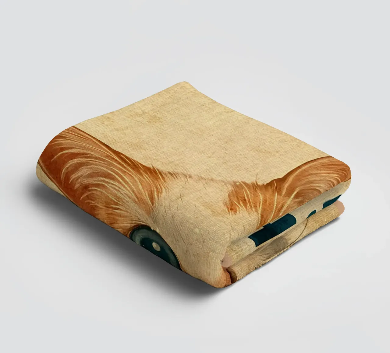 Whatcha Doing_ Curious Cat Peeking towel by Drew Studio