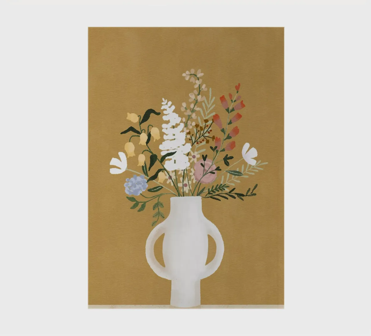 Flowers in Vase notebook by Goed Blauw