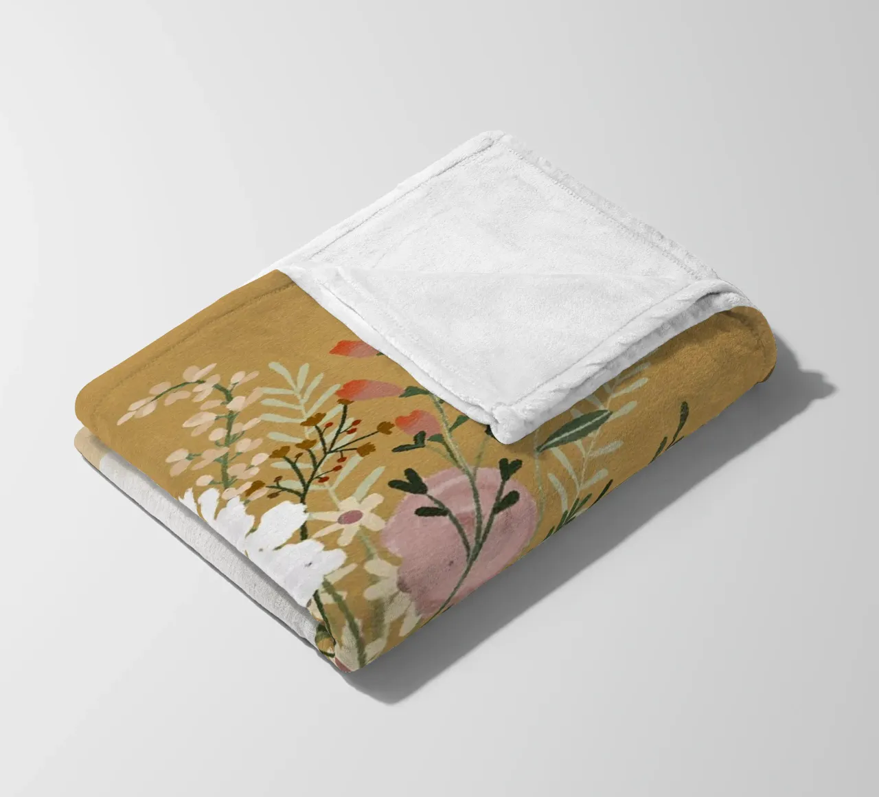 Flowers in Vase coperta in pile da Goed Blauw