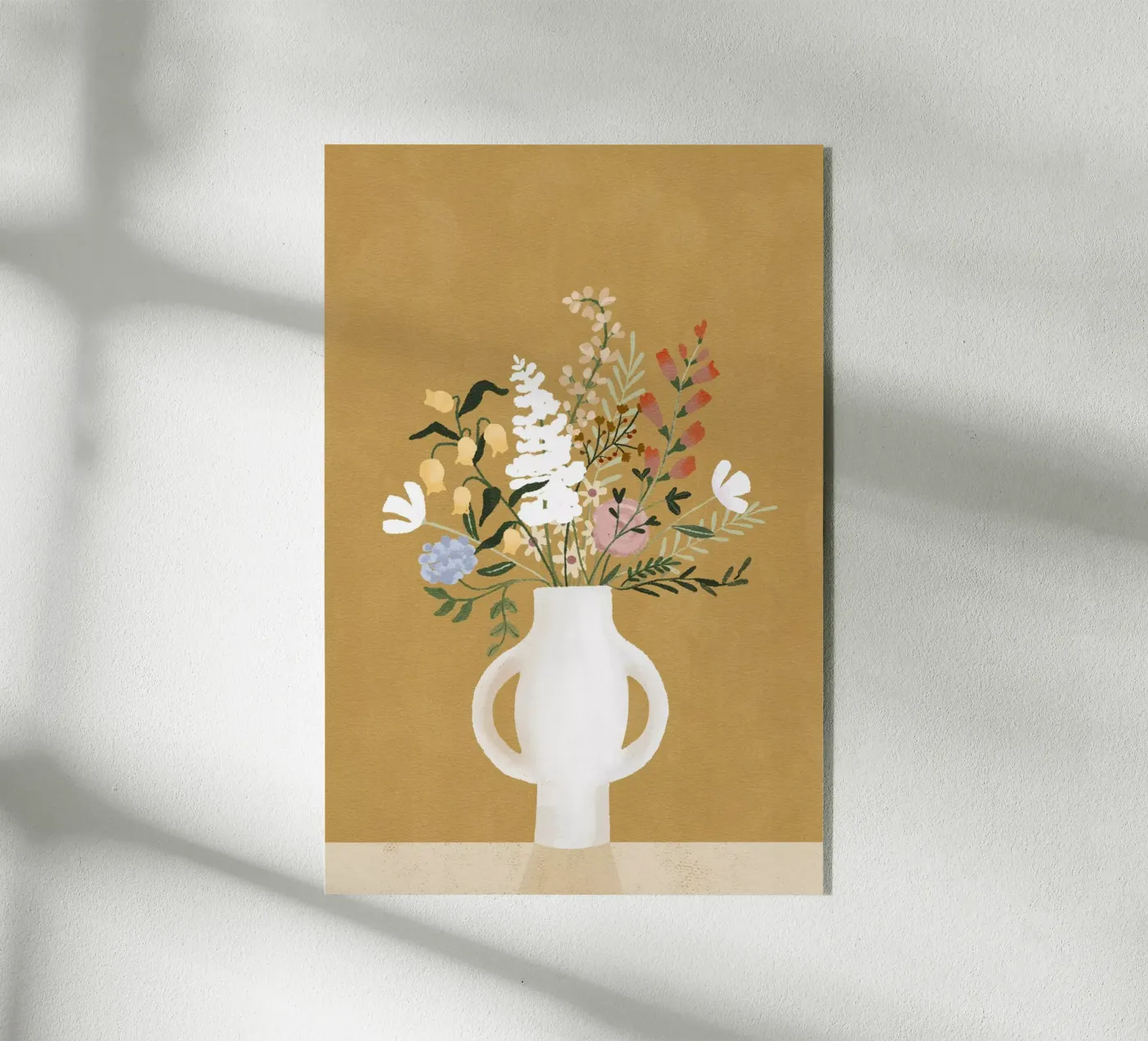 Flowers in Vase plexiglass da Goed Blauw