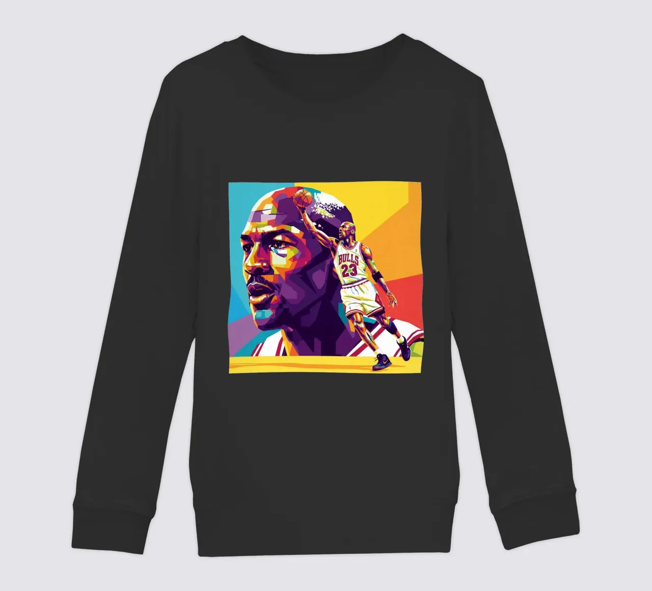 Michael Jordan in WPAP art style felpa bambino da Hantamrata