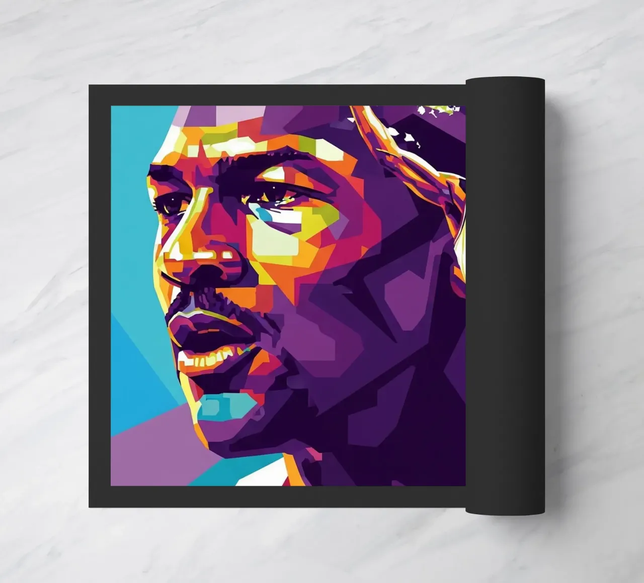 Michael Jordan in WPAP art style zerbino da Hantamrata