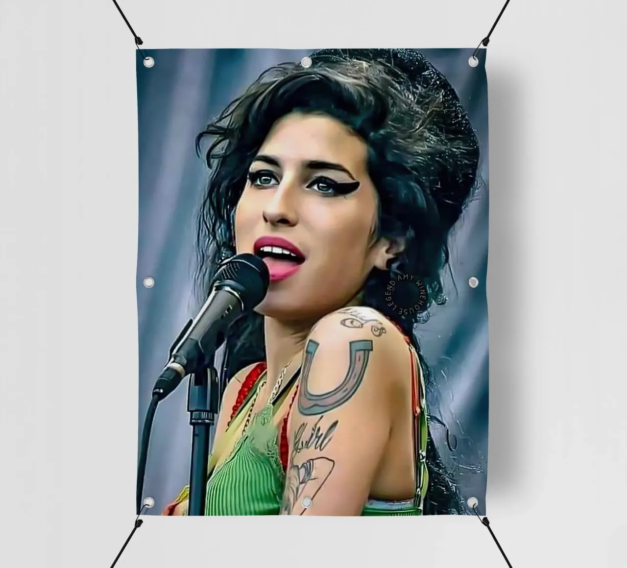 Amy Winehouse telo in pvc da Musadad Shop