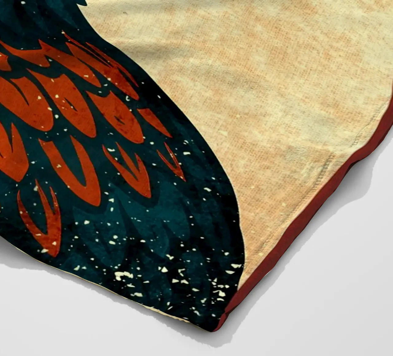 Netter Hahn Hahn Badezimmer Illustration Fleecedecke von Drew Studio