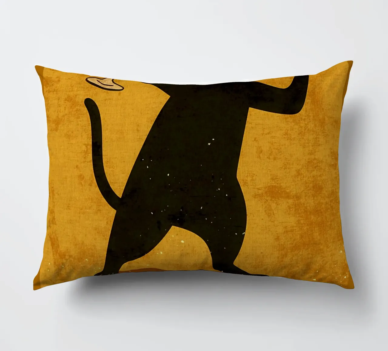 Less People More Wine Cat Poster per la cucina cuscino da Drew Studio