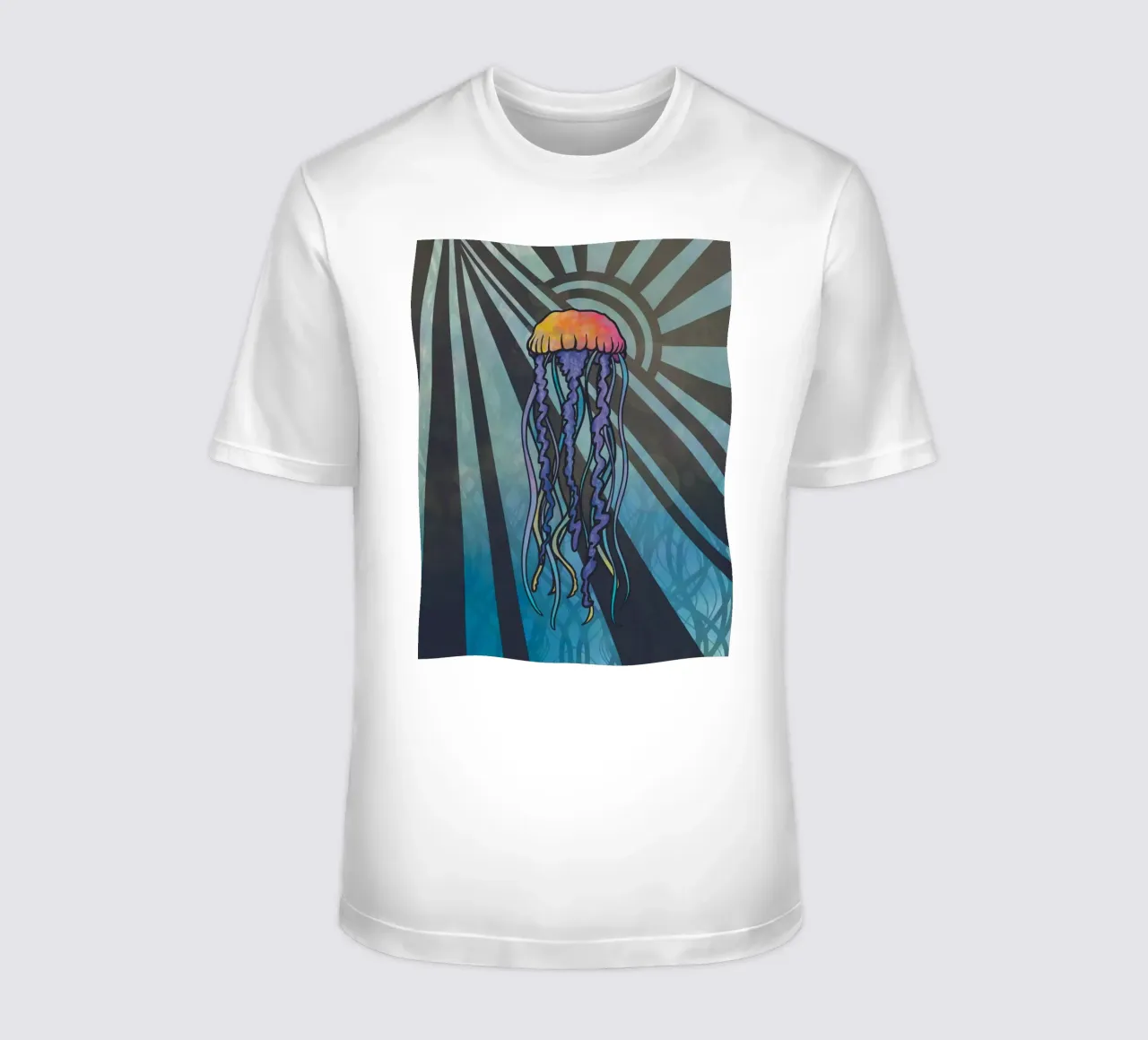 Geo Jellyfish t-shirt da KP Design