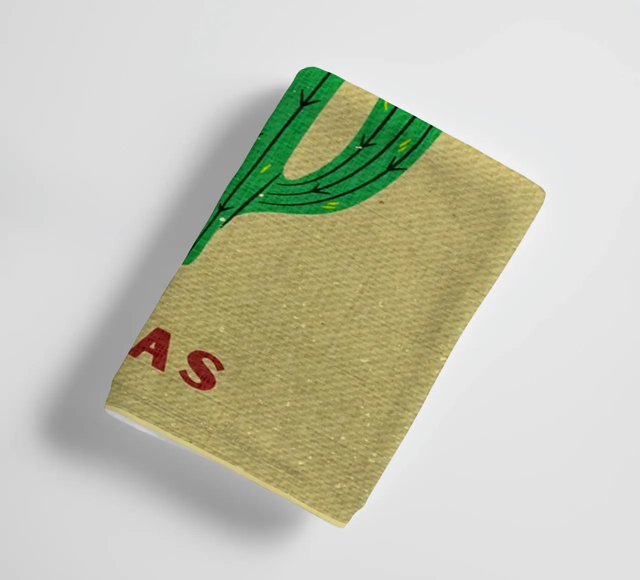Illustrazione di cactus di Austin Texas asciugamano da bagno da Drew Studio
