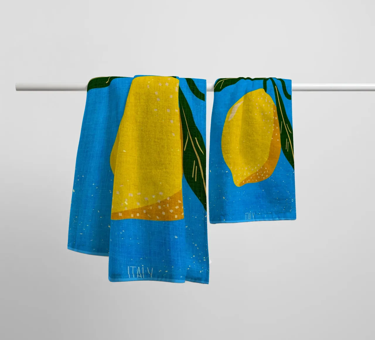 Amalfiküste Zitrone Handtuch von Drew Studio