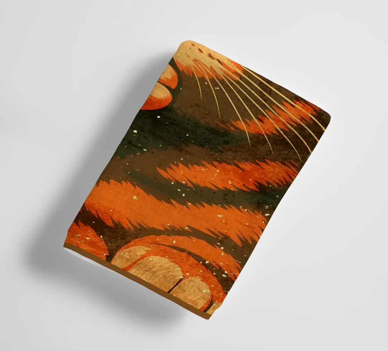 Contemplative Cat Pooping towel by Drew Studio