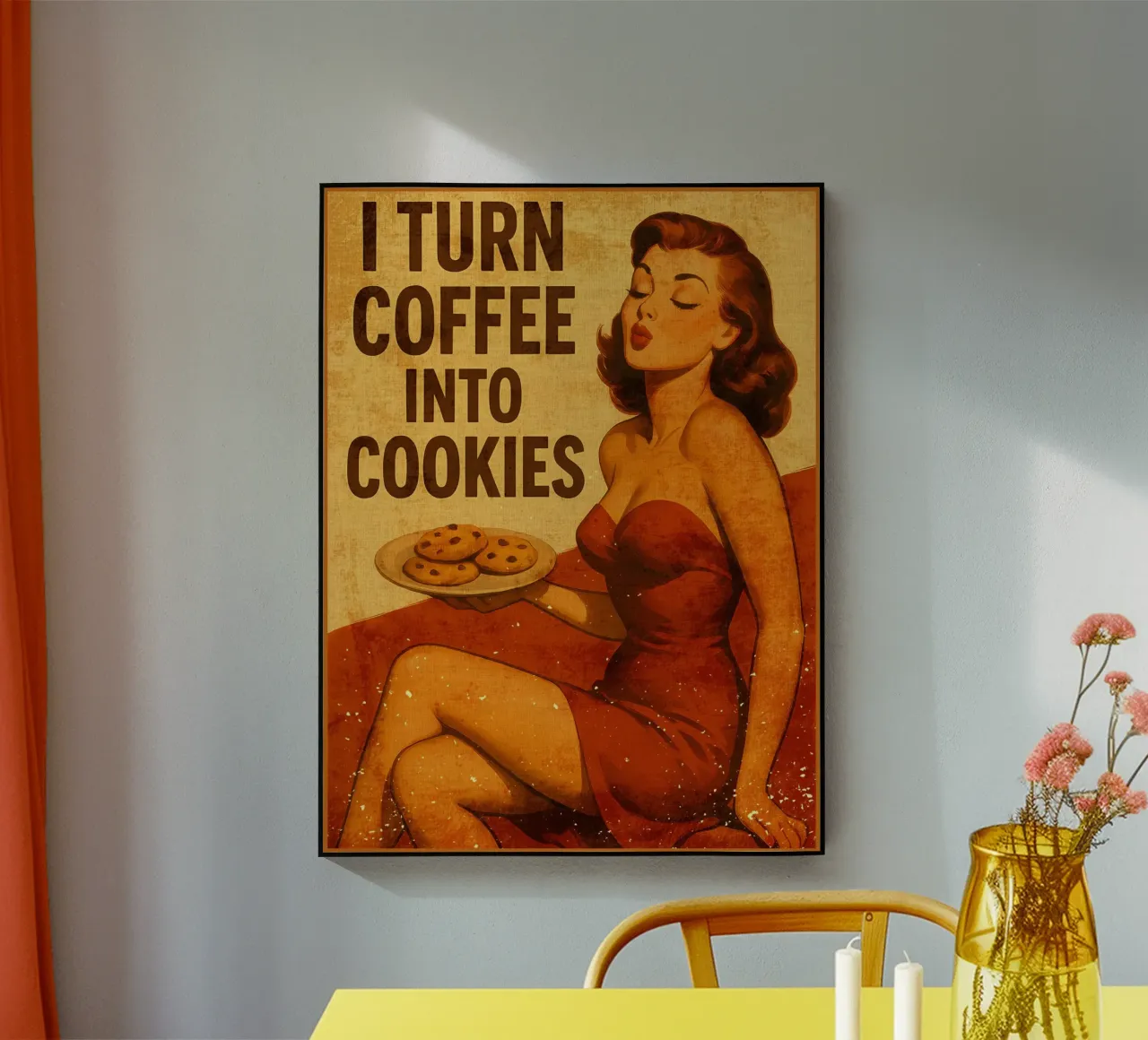 Arte retrò dal caffè ai biscotti plexiglass da Drew Studio