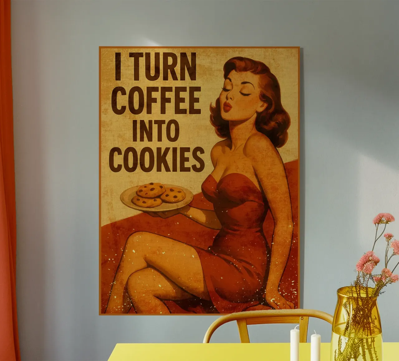 Arte retrò dal caffè ai biscotti plexiglass da Drew Studio