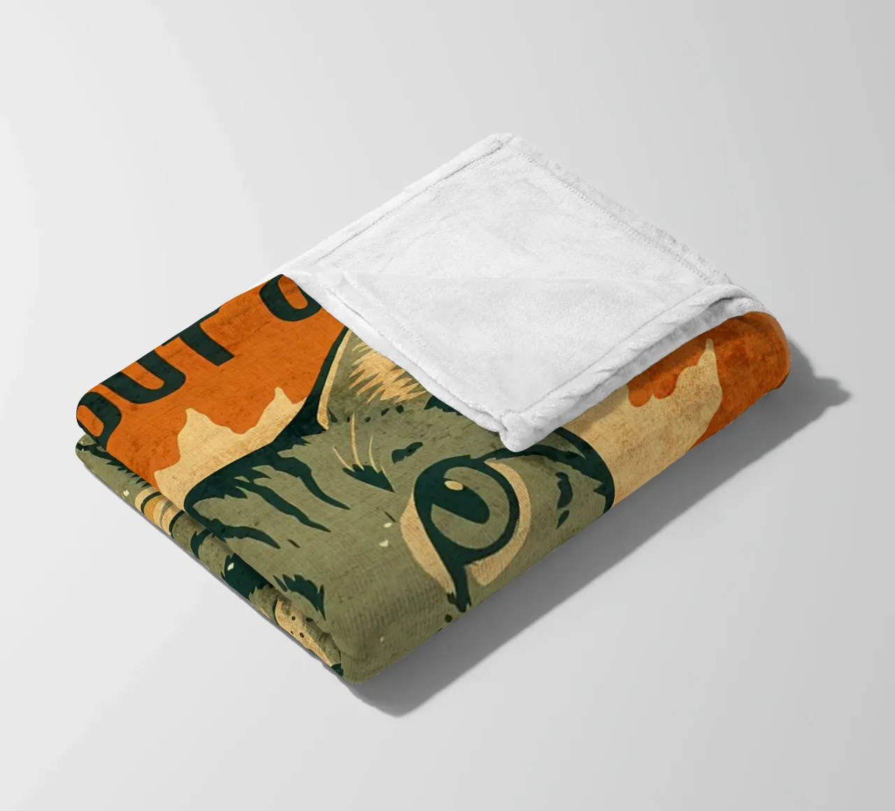 Gatto con caffè - Messaggio di speranza per la toilette coperta in pile da Drew Studio