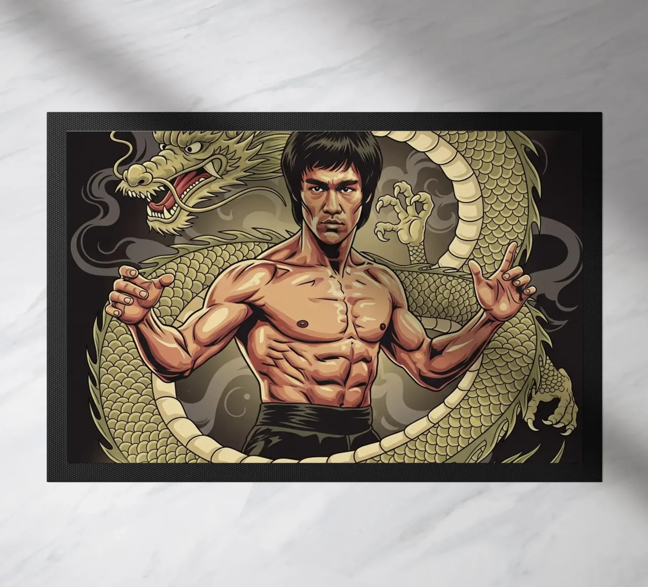 Bruce Lee art zerbino da Lembayung art