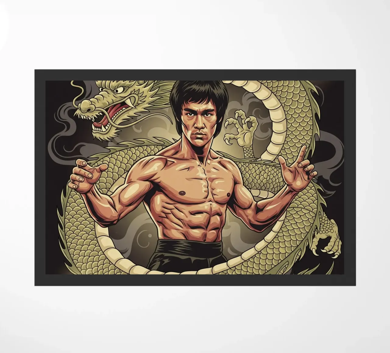 Bruce Lee art zerbino da Lembayung art