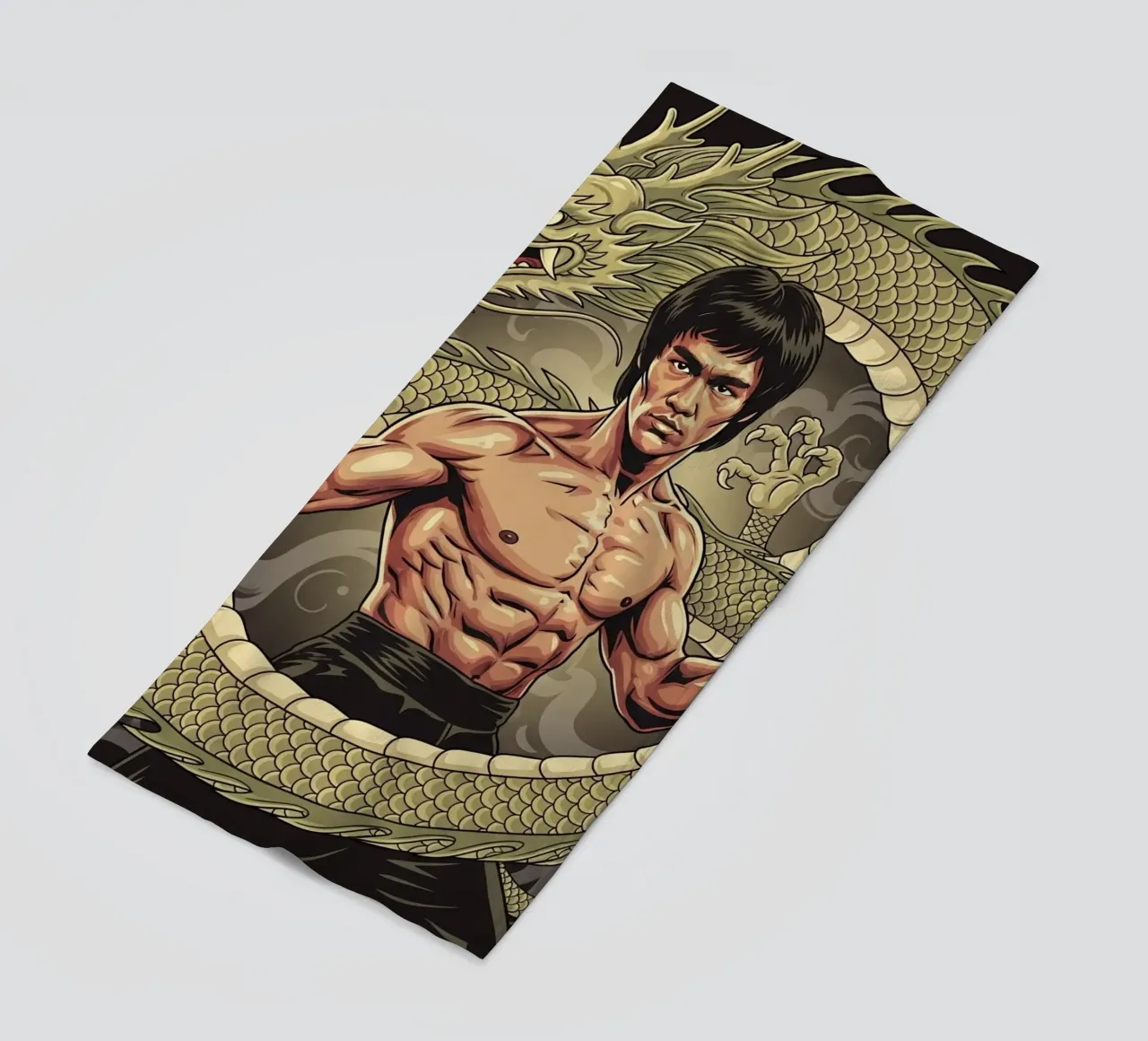 Bruce Lee art telo mare da Lembayung art