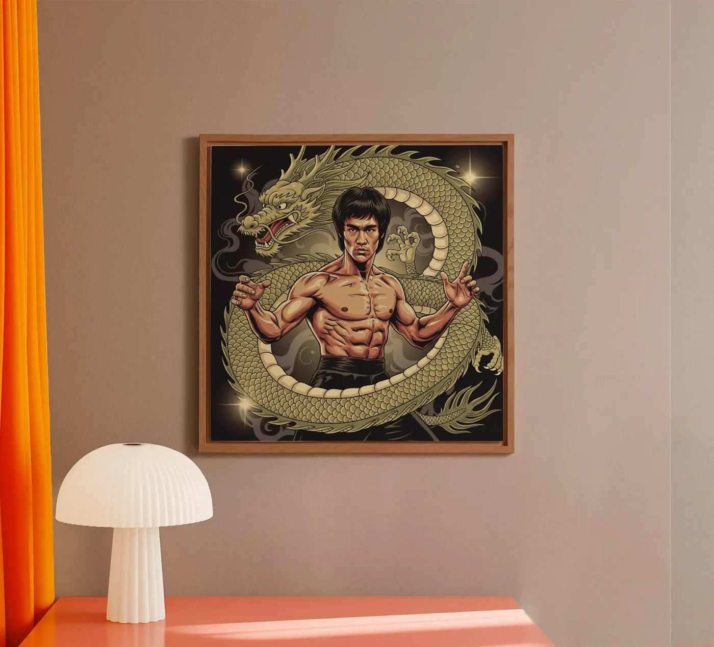 Bruce Lee art pannello forex da Lembayung art