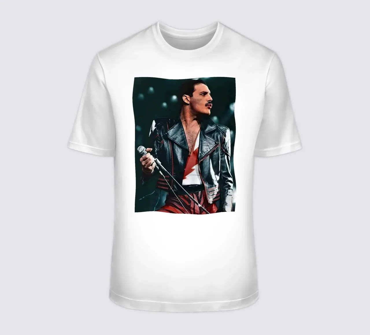 Freddie Mercury Singing t-shirt da Musadad Shop