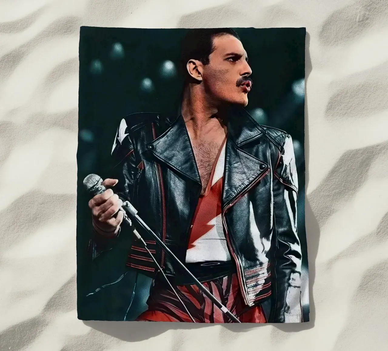 Freddie Mercury Singing telo mare da Musadad Shop