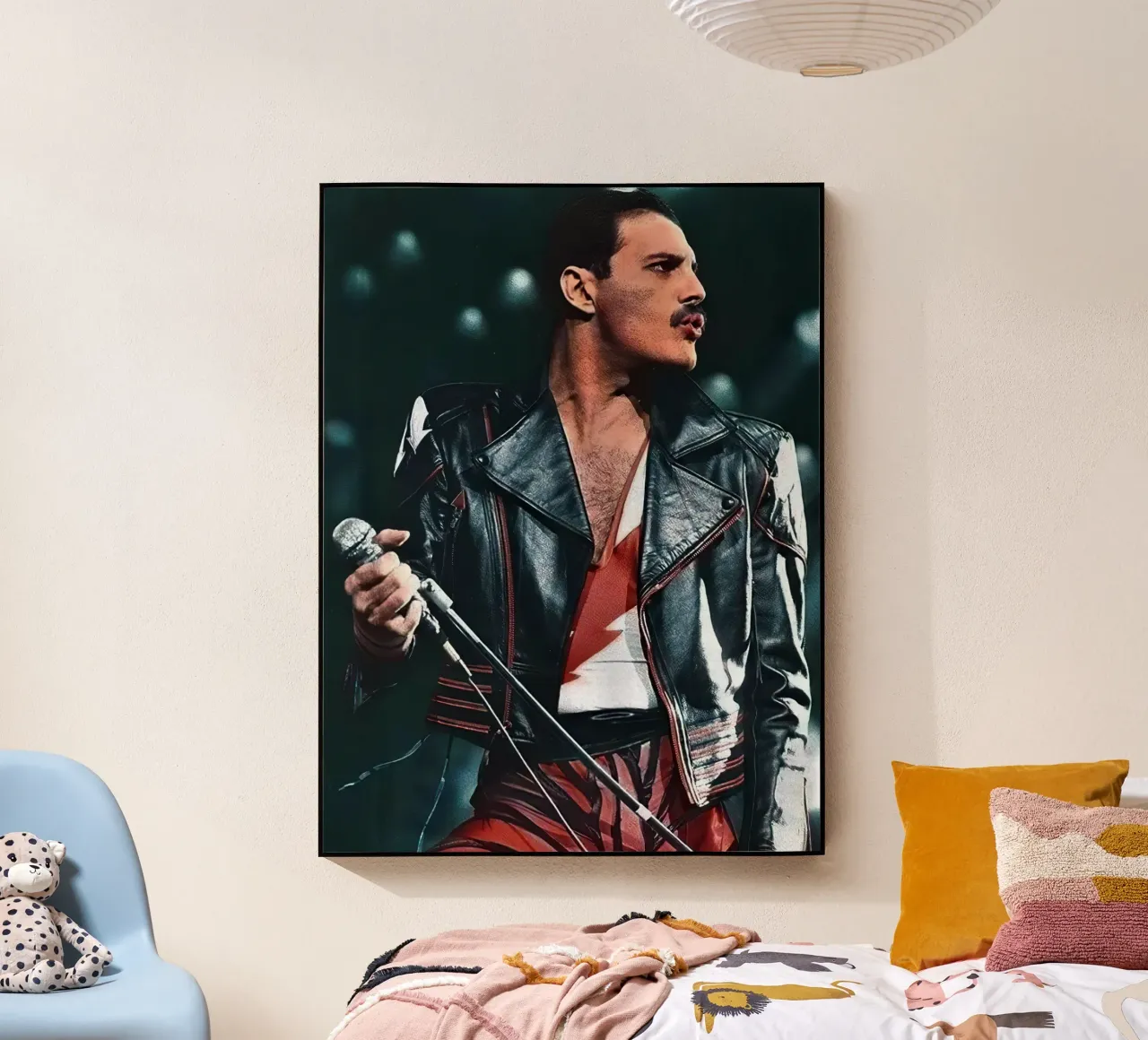 Freddie Mercury Singing plexiglass da Musadad Shop
