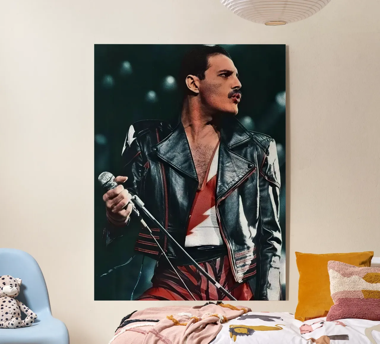 Freddie Mercury Singing plexiglass da Musadad Shop