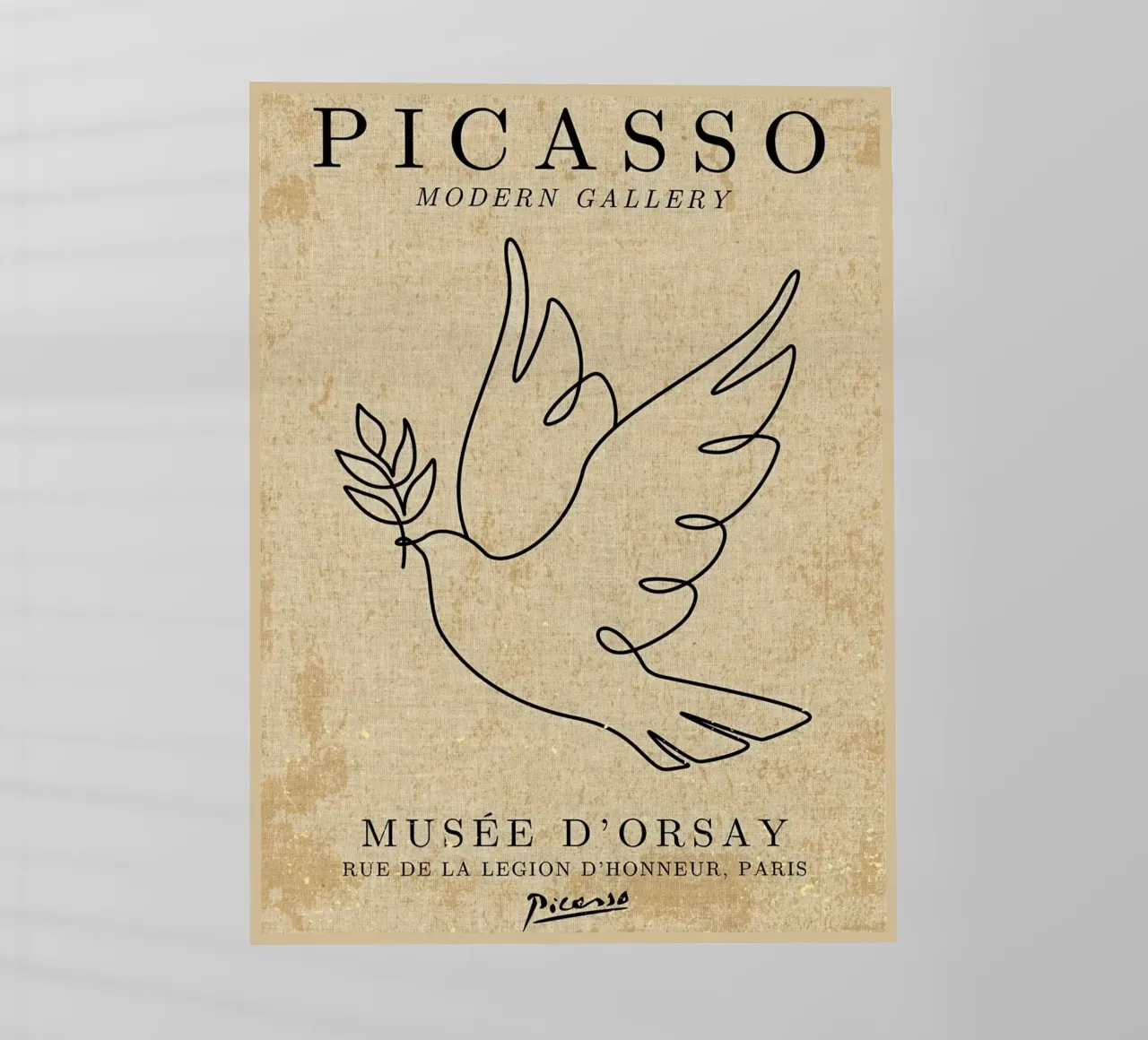 Picasso Dove Print pellicola backlit da Andrew S Morrison