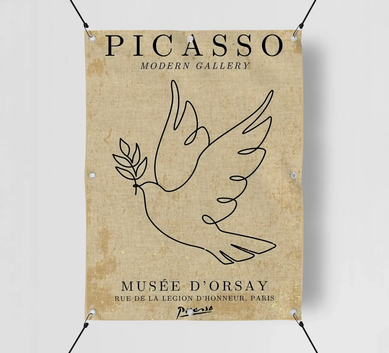 Picasso Dove Print telo in pvc da Andrew S Morrison
